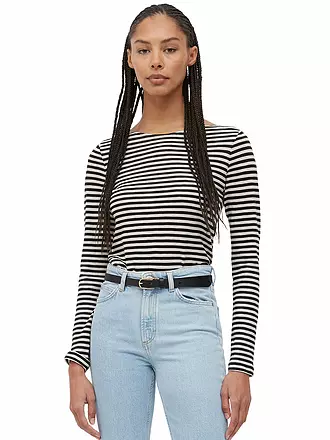 MARC O'POLO | Camiseta de manga larga | schwarz